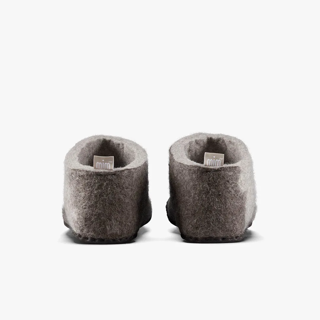 Тапочки Vivobarefoot Mim Felt Slipper II — унисекс, серо-бежевый, фото 5