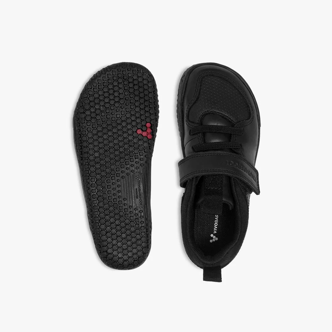 Кроссовки Vivobarefoot Primus Ludo School — детская модель, чёрный, фото 2