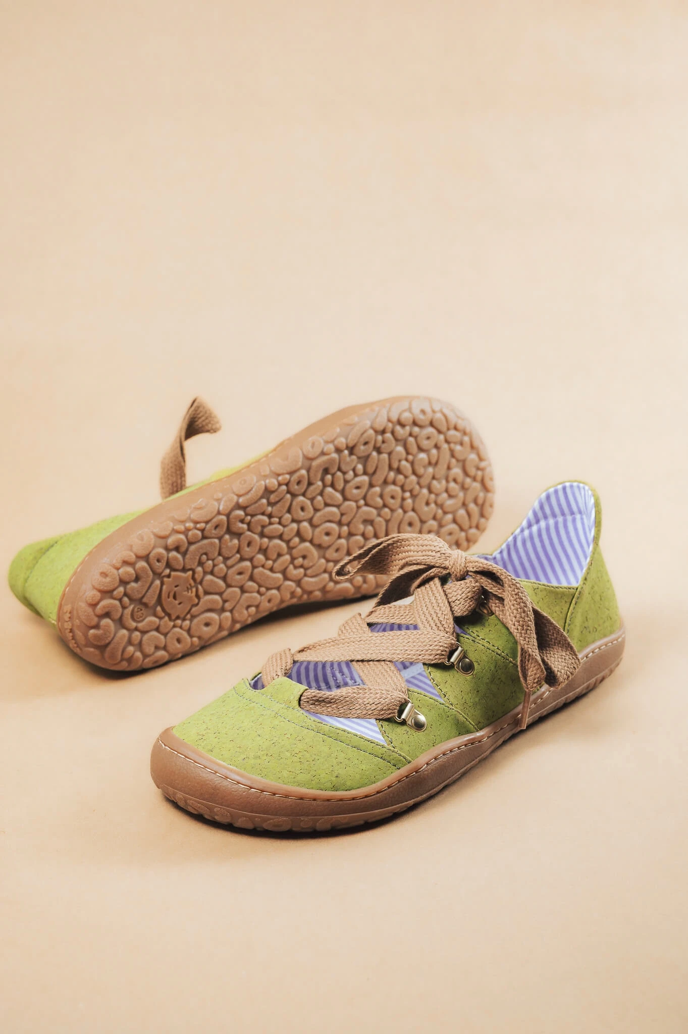 Босоногие сандалии Sambas the bambas Lime — лаймовые