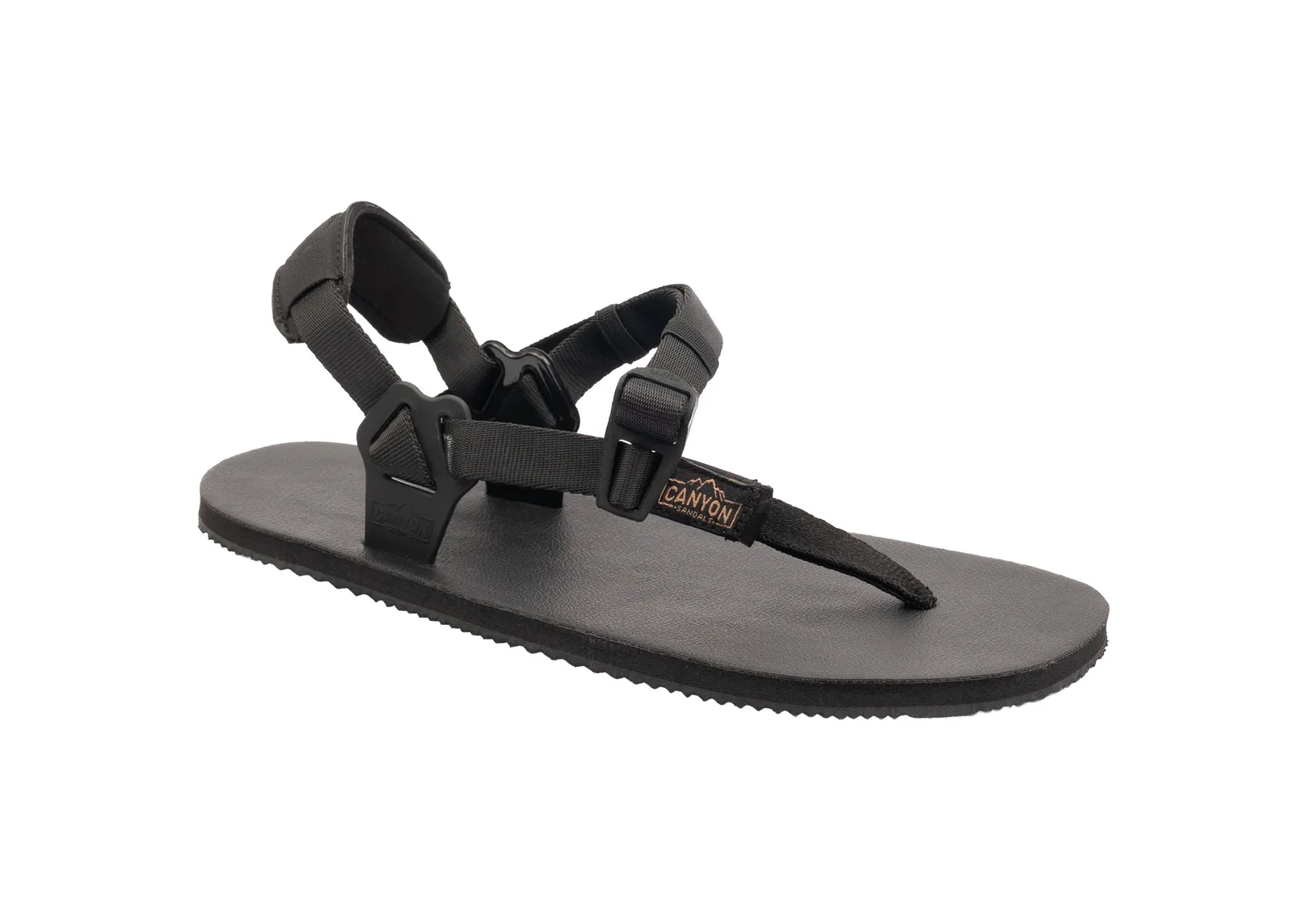 Сандалии Canyon Sandals Cliff 4 — Leather Jet Black · 12MM