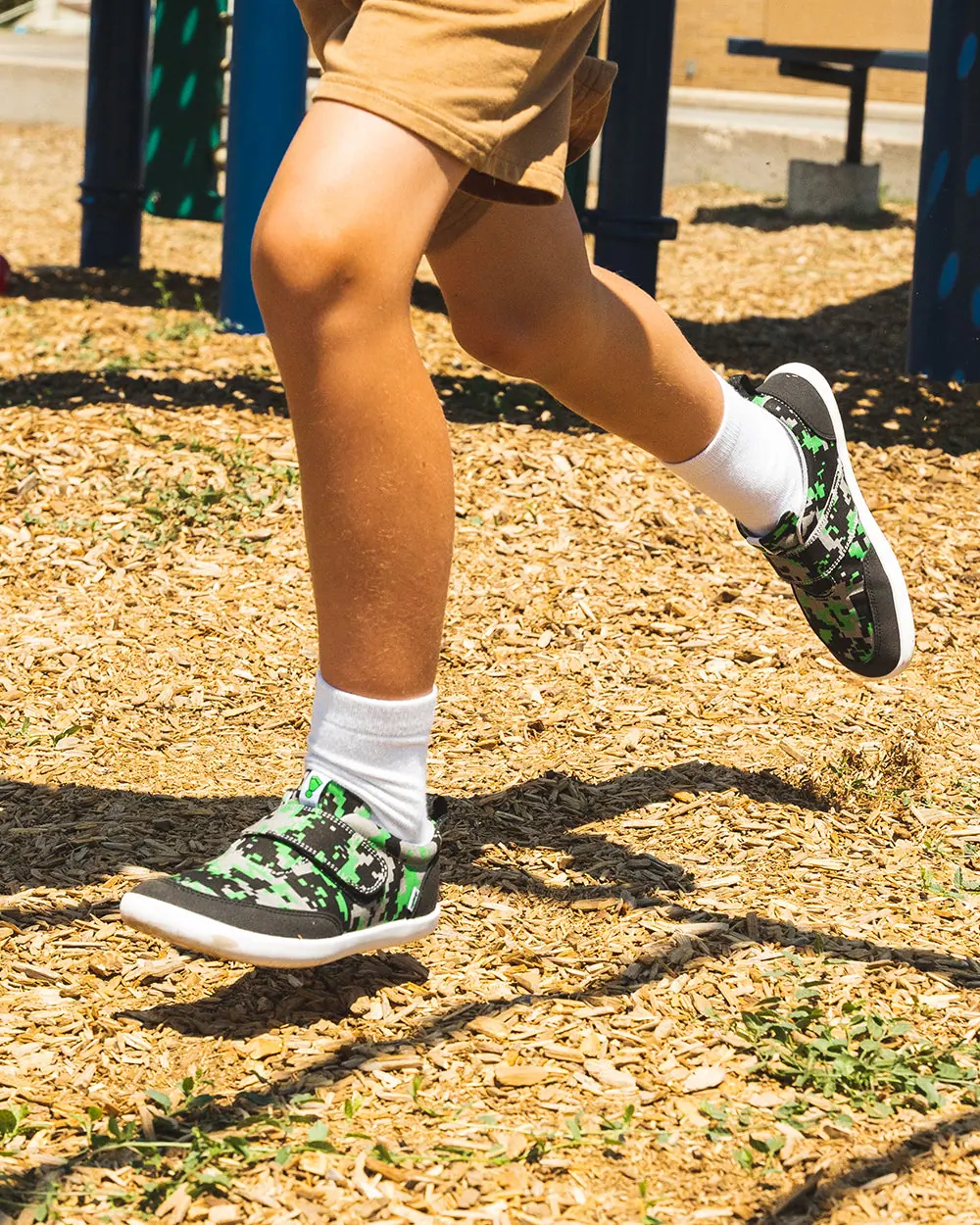 Детские босоногие кеды Splay EXPLORE WILD Kids — Digicam Green, фото 6