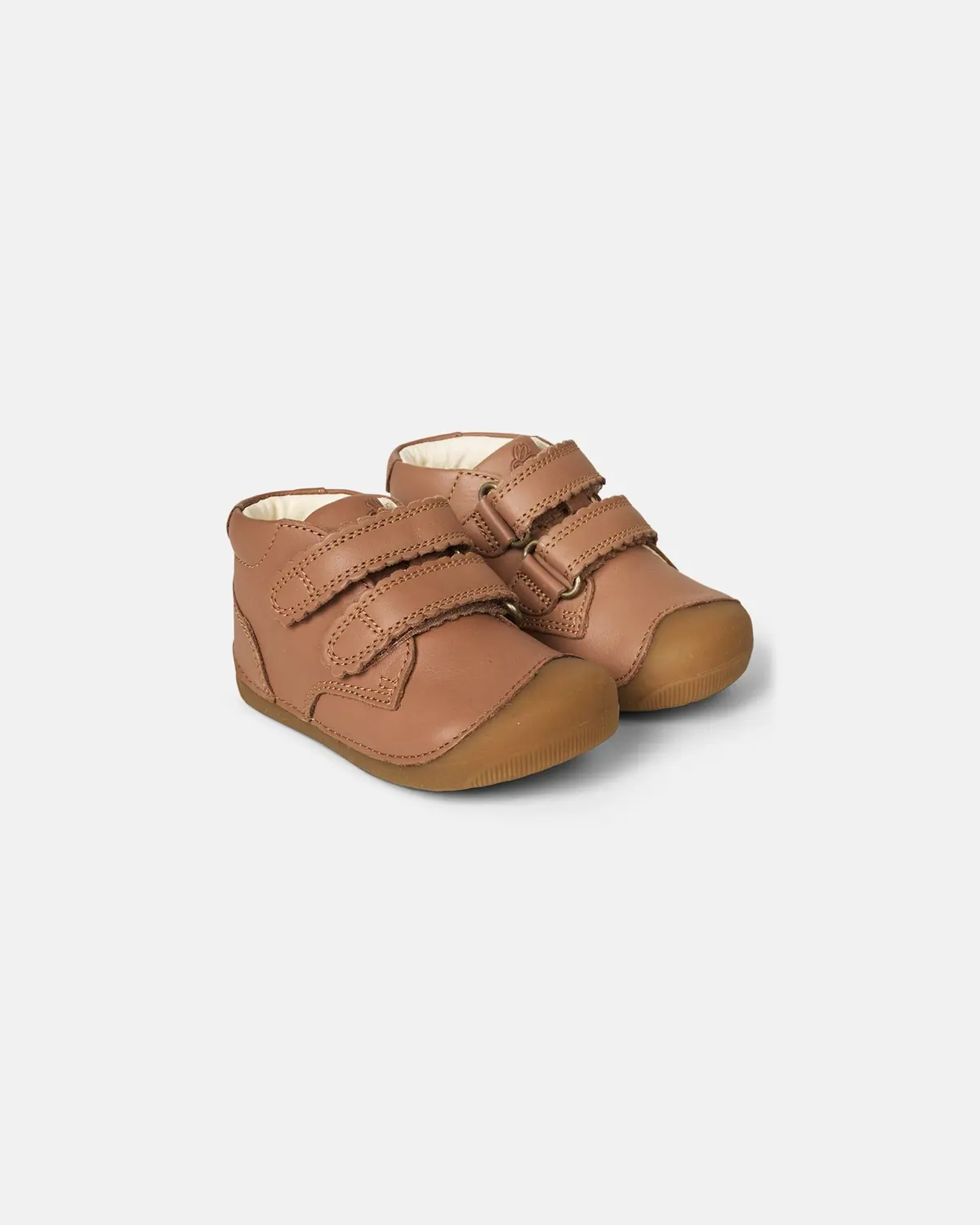 Детская босоногая повседневная обувь Bundgaard Petit Scallop Cognac