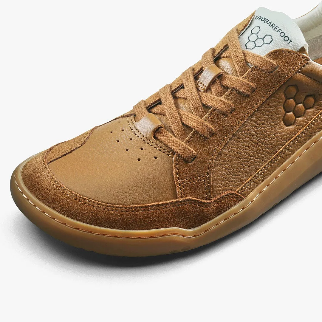 Кроссовки Vivobarefoot Gobi III Sneaker Leather — мужская модель, светло-коричневый, фото 6