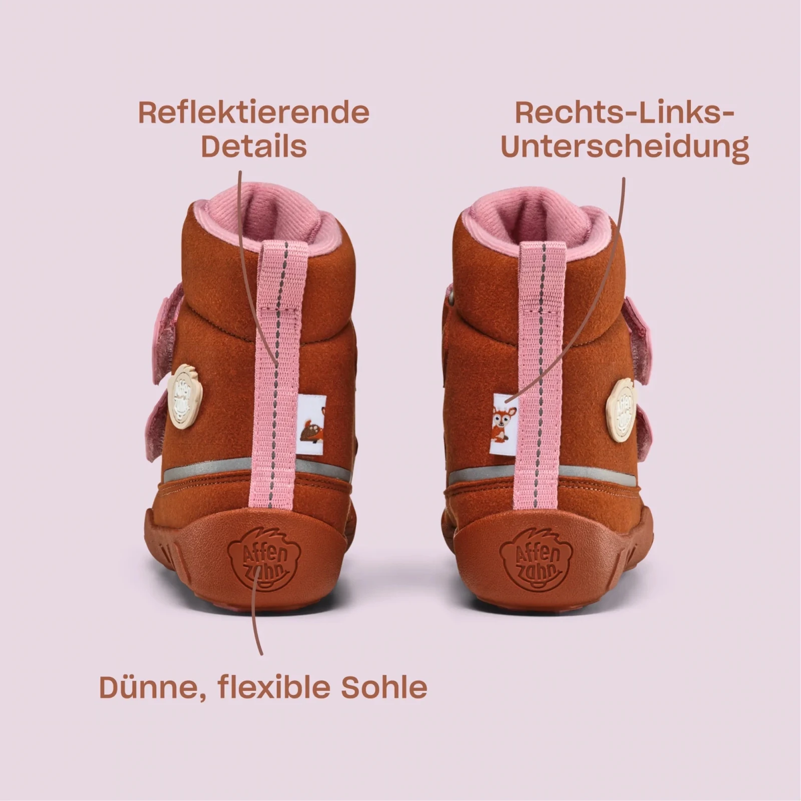 Зимние ботинки Affenzahn Comfy Пантера — серый, фото 14