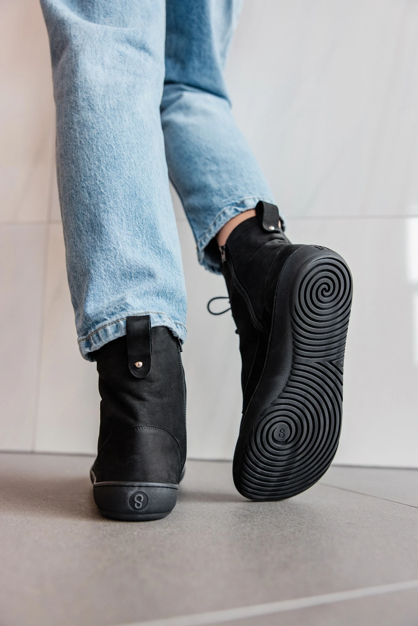 Босоногие ботинки Shapen COZY 2.0 — чёрный, фото 10