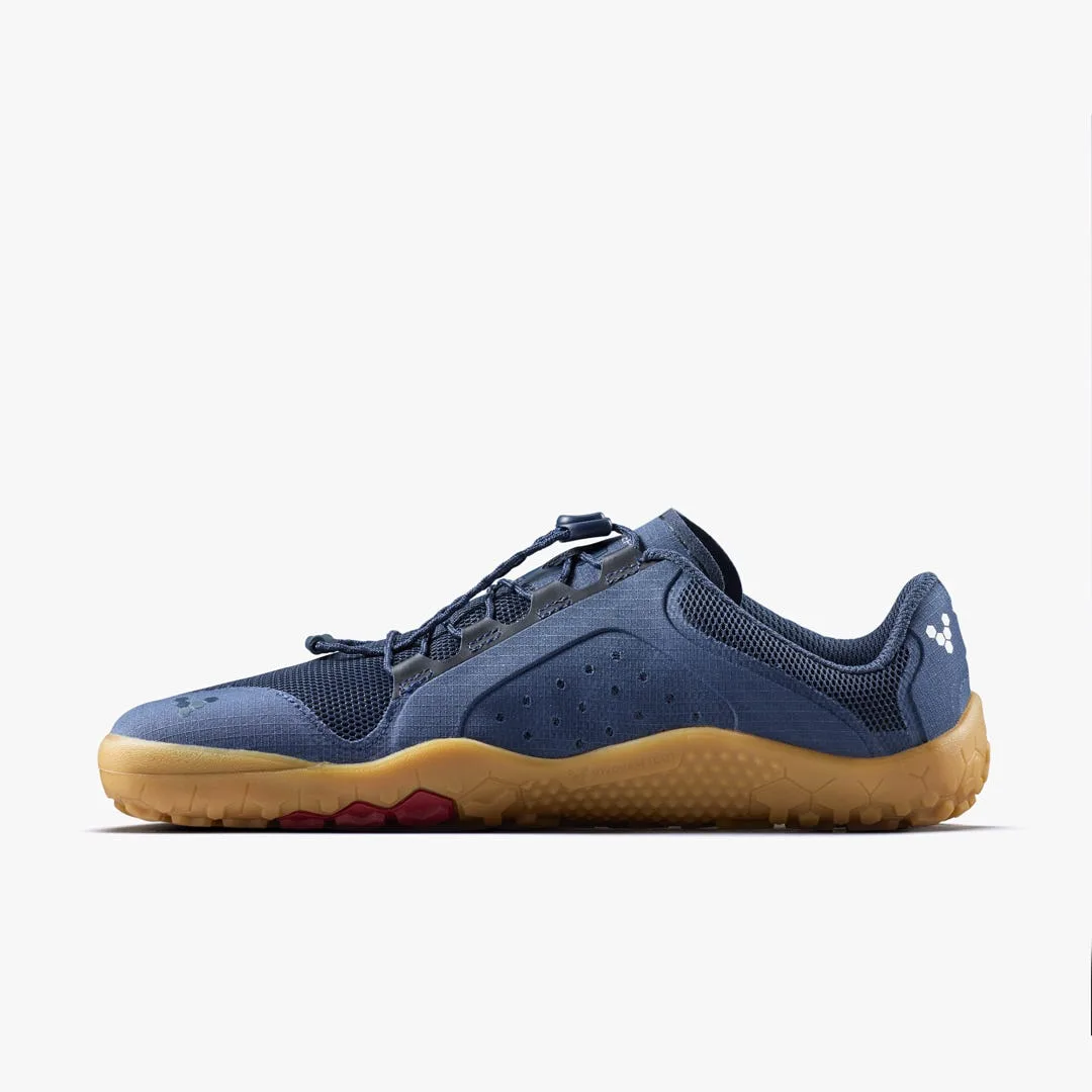 Кроссовки Vivobarefoot Primus Trail FG 3.5 — мужская модель, синий с каучуковой подошвой, фото 3