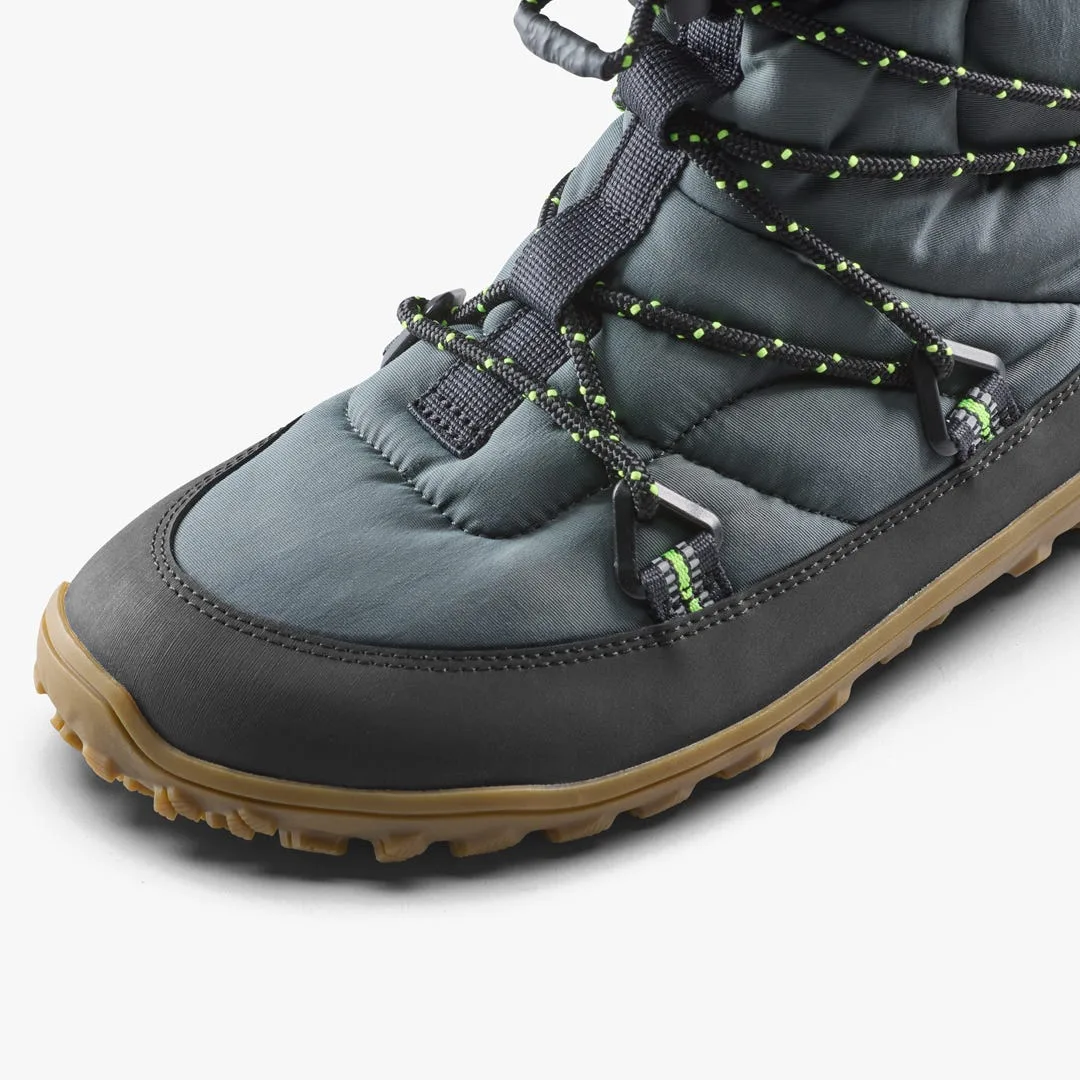 Ботинки Vivobarefoot Tracker Pioneer Boot WP — женская модель, тёмный серо-зелёный, фото 6