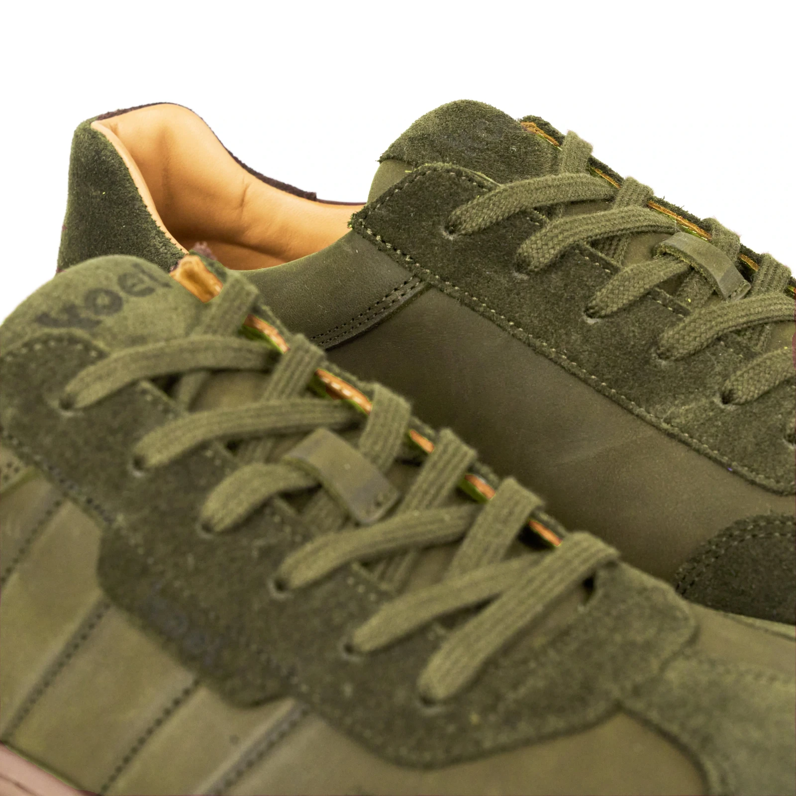Кроссовки Koel HELIO Suede — оливковый, фото 4