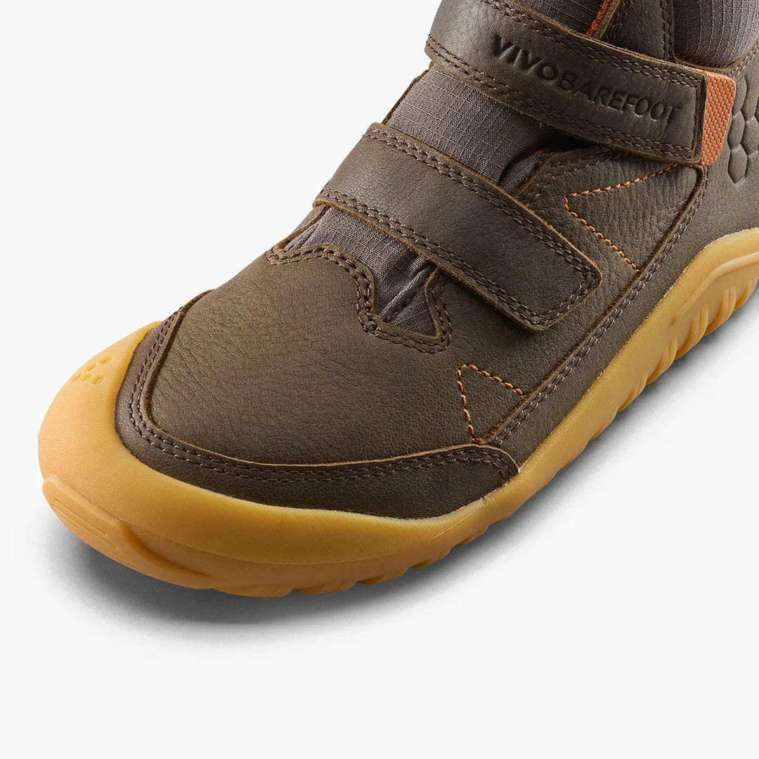 Ботинки Vivobarefoot Tracker AT — детская модель, коричневый, фото 6