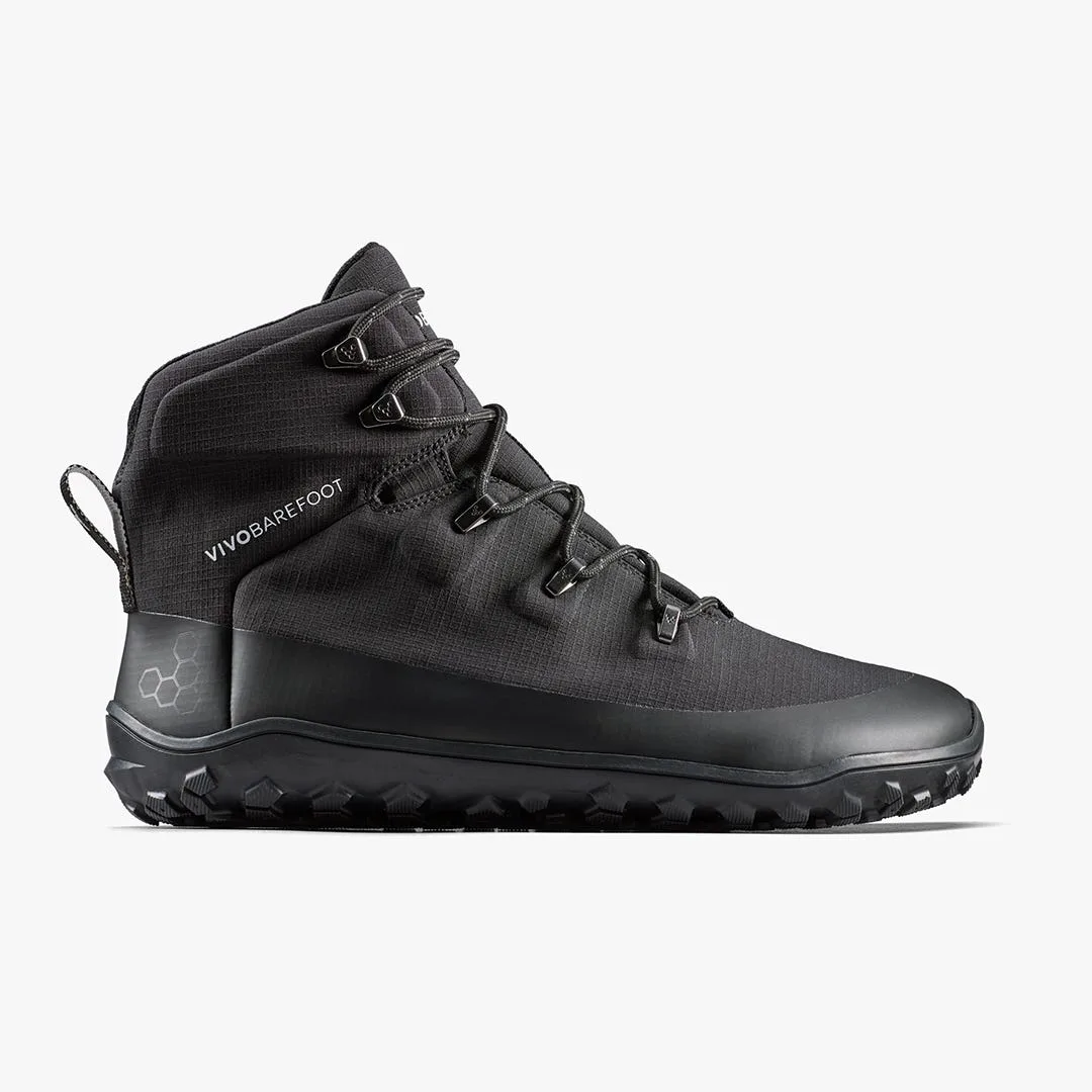 Ботинки Vivobarefoot Tracker Textile AT II — мужская модель, чёрный