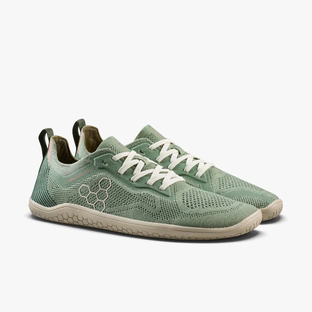Кроссовки Vivobarefoot Primus Lite Knit Natural — мужская модель, приглушённый зелёный, фото 5