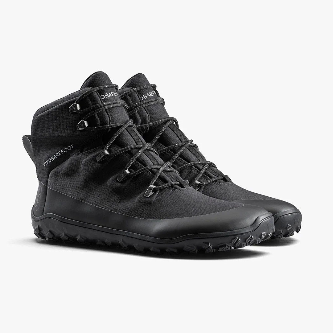 Ботинки Vivobarefoot Tracker Textile AT II — мужская модель, чёрный, фото 4