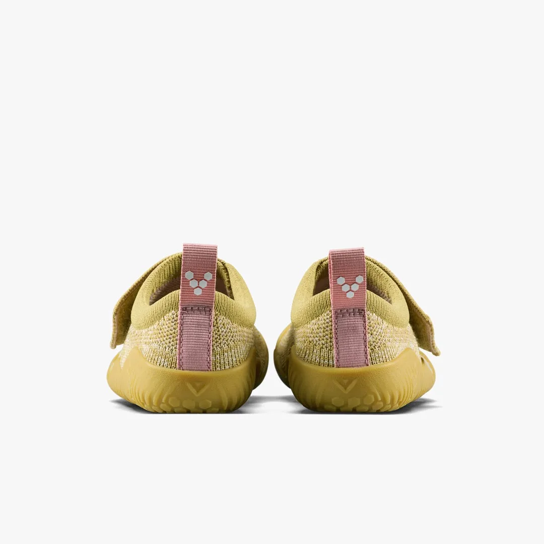 Кроссовки Vivobarefoot Motus Knit — для дошкольников, песочно-жёлтый, фото 5